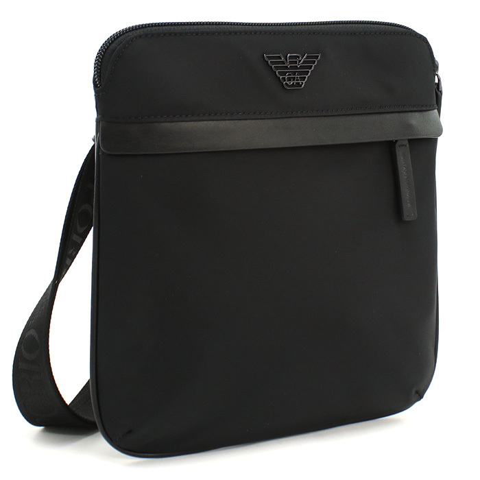 EMPORIO ARMANI エンポリオアルマーニ ショルダーバッグ EM001807 AF13454 UC001 メンズ ブラック拍卖