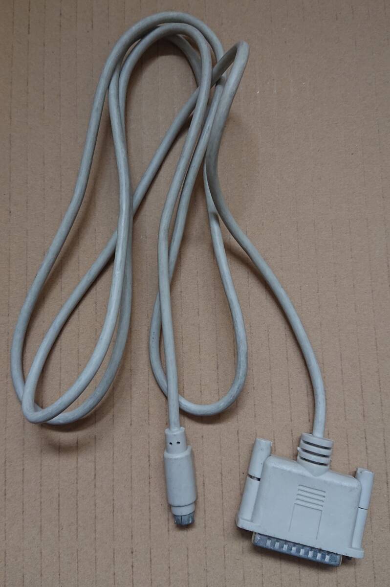 RS-232C シリアルケーブル ミニDIN8pinオス D-Sub25pinオス拍卖