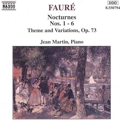Faure;Nocturnes 1 Gabriel Faur (作曲), Jean Martin (Piano) 輸入盤CD拍卖