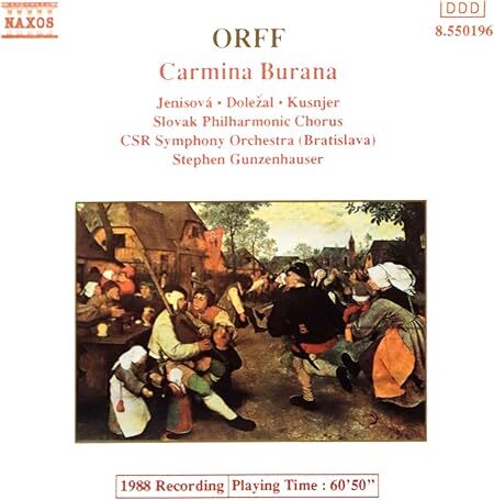 Carmina Burana Orff (アーティスト), Gunzenhauser (アーティスト)  輸入盤CD拍卖