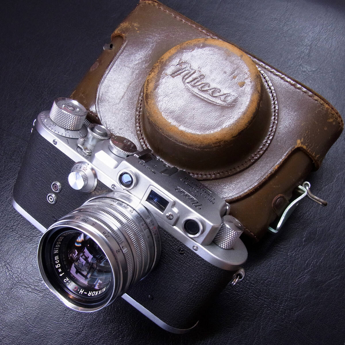 古カメラ Nicca 3-S ニッカ Nikkor-HC 2/5cm バルナック Lマウント拍卖