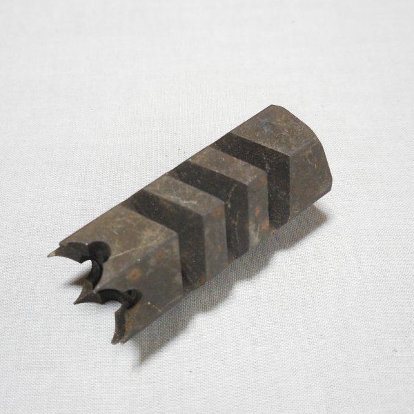 スチール製 ヘキサゴン ストライク フラッシュハイダー 全長55mm 14mm逆ネジ対応拍卖