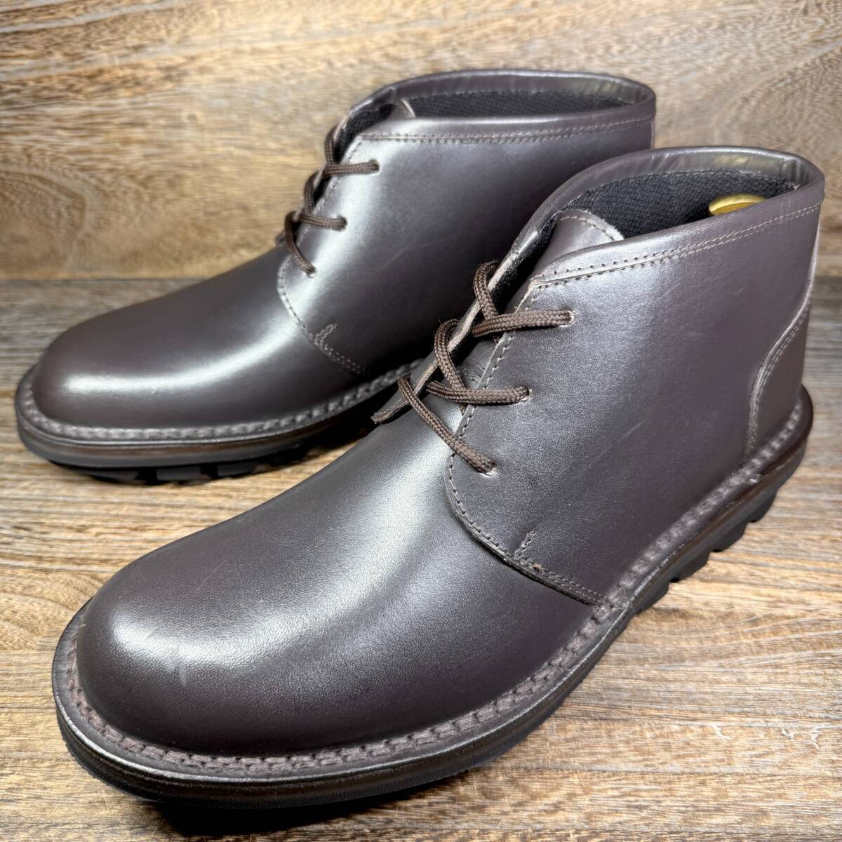 ◆BOEMOS◆ボエモス 26.5cm(表記42)ブーツ ブラウン 茶色 メンズ 革靴 靴 レザー 中古 宅急便 即決拍卖