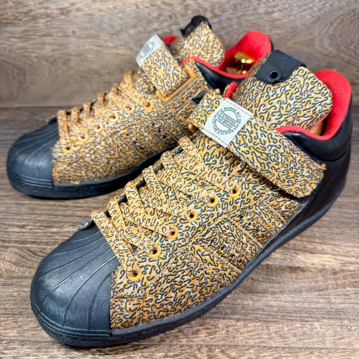 【希少】◆adidas CONSORTIUM◆アディダス コンソーシアム カラメッシーナ 26.5cm スニーカー メンズ 革靴 靴 レザー 中古 宅急便 即決拍卖