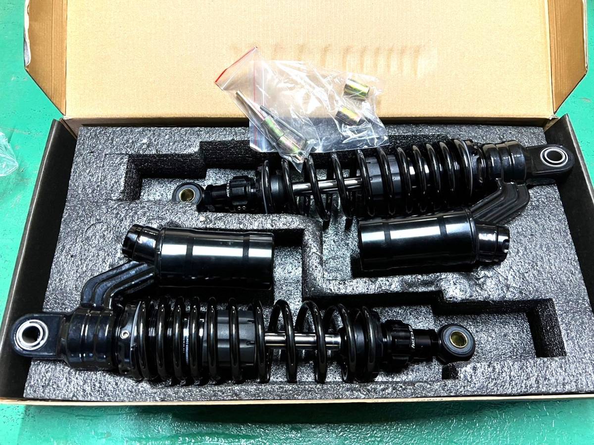 オーリンズタイプ リアショック黒320mm/バリオス2 ZRX400ゼファー400カイ750 1100 SR400 SR500 カイ リアサス ショック マルゾッキ拍卖