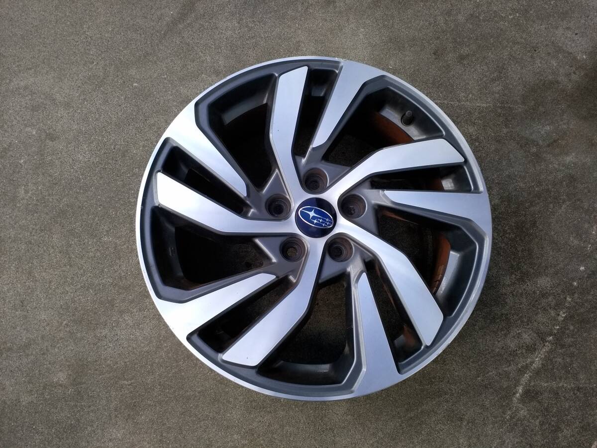 売り切り!! SUBARU スバル レヴォーグ VM系 GT-S 後期純正 ホイール 1本 7.5J-18 PCD114.3 5穴 +55 ハブ56 aa18拍卖