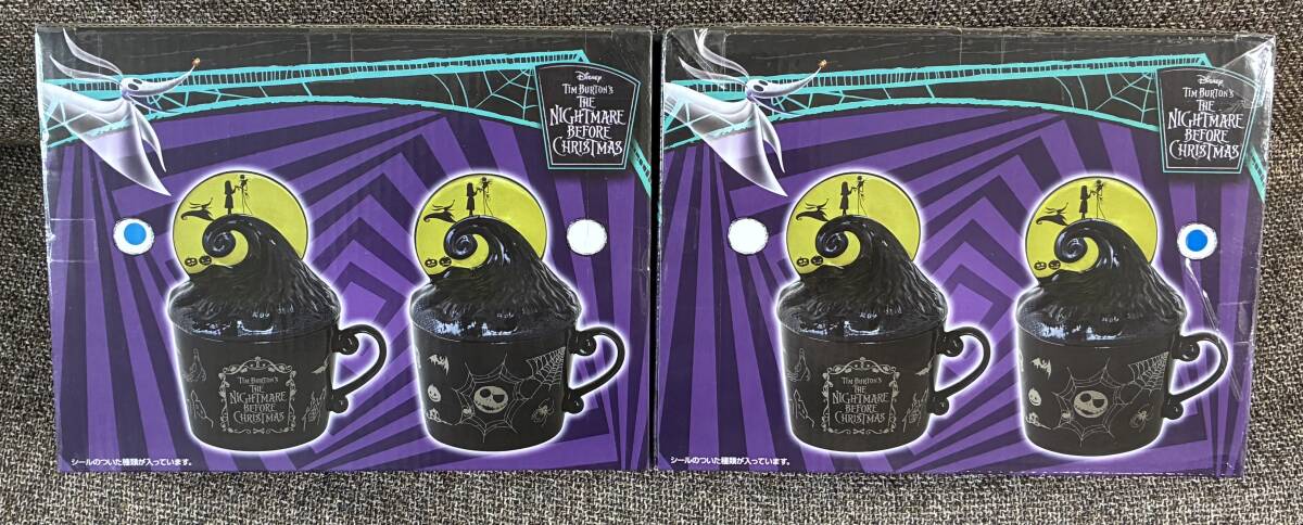ティムバートン ナイトメア ビフォア クリスマス ふた付きマグカップ 2種セット拍卖