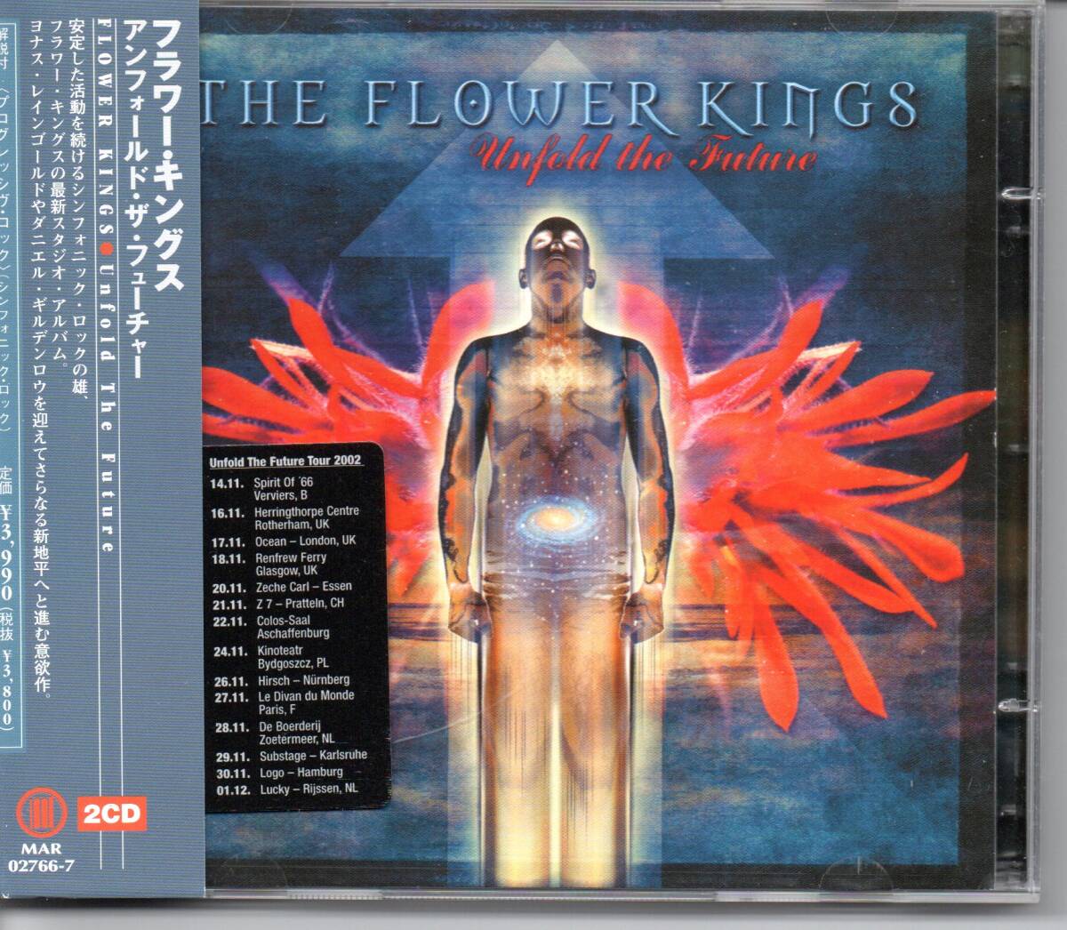 ザ・フラワー・キングス/アンフォールド・ザ・フューチャー、2枚組CD(MAR02766/7、ベル・アンティーク)、帯あり、日本語解説あり拍卖