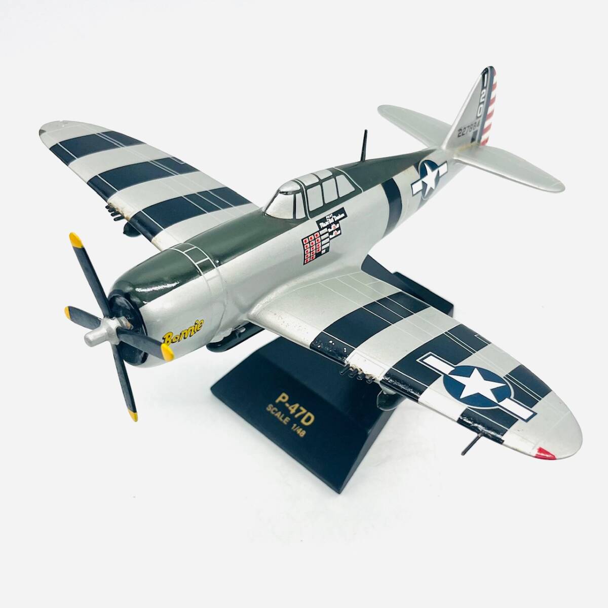 当時物 ビンテージ TOYS&MODELS 1/48 P-47D サンダーボルト “Bonnie” 木製飛行機 戦闘機 軍用機 飛行機 アメリカ空軍 拍卖