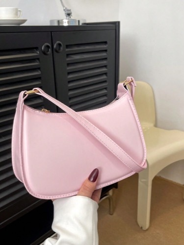 バッグ レディース ショルダーバッグ ソリッドカラー、ミニマリスト、クラシック、光沢がありおしゃれ、可愛くおしゃれなショルダーバッ拍卖