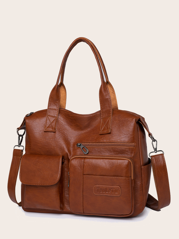 バッグ レディース トートバッグ ファッション ソリッドカラー ソフトレザー ショルダーバッグ レディース、カジュアル シンプル拍卖