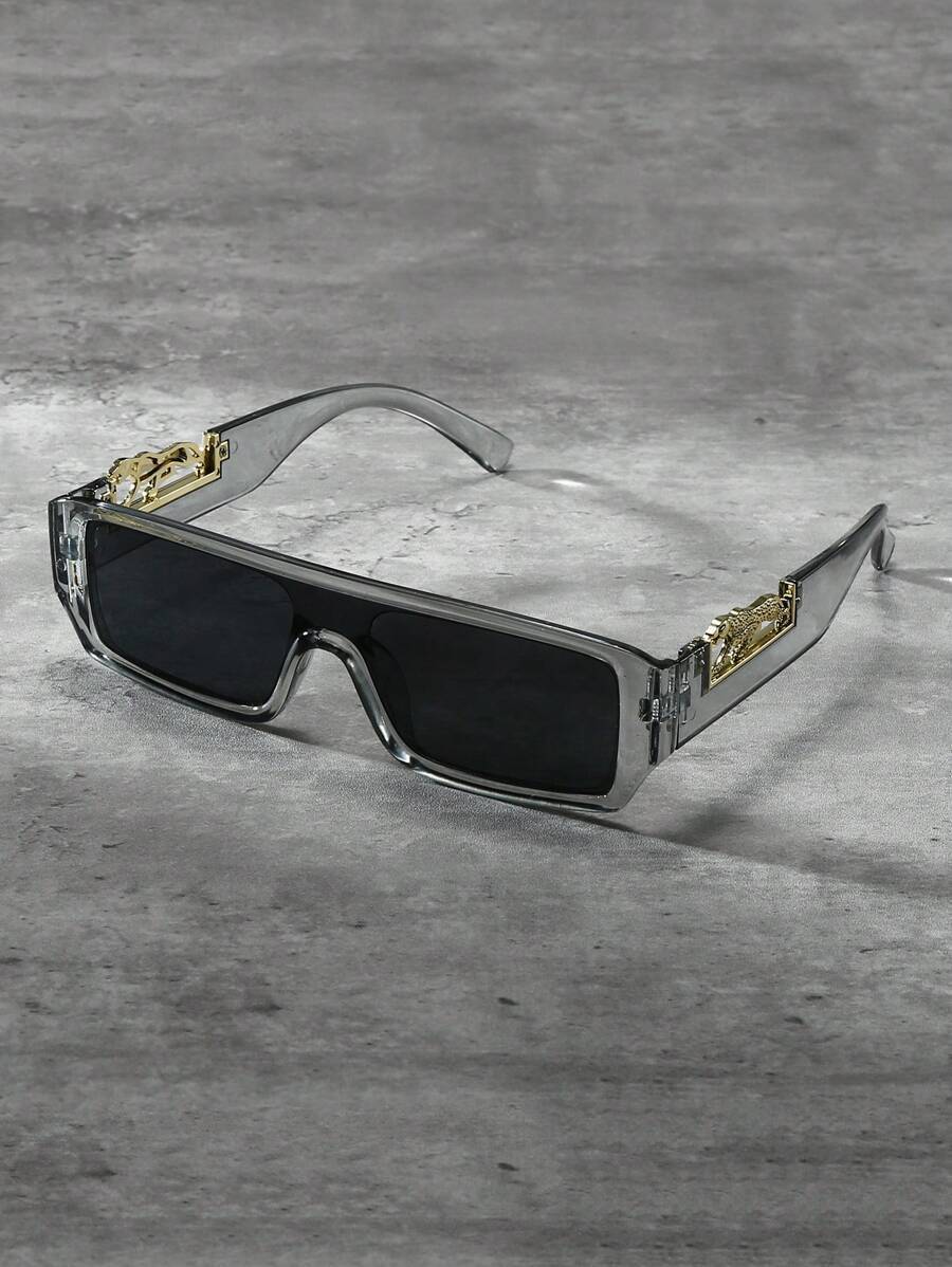 アクセサリー メンズ アイアクセサリー 1個 レオパード柄 メンズファッショングラス、夏のビーチフォトアクセサリー ビーチアクセサ拍卖