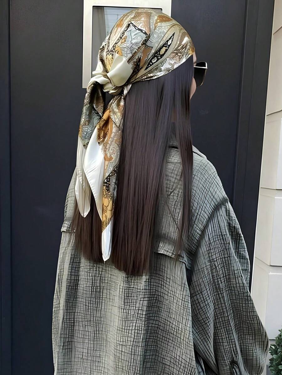 アクセサリー レディース スカーフ 1個 ペイズリー柄 レディース バンダナ、ボヘミアン調 レディース ツイルスカーフ、カジュアル拍卖