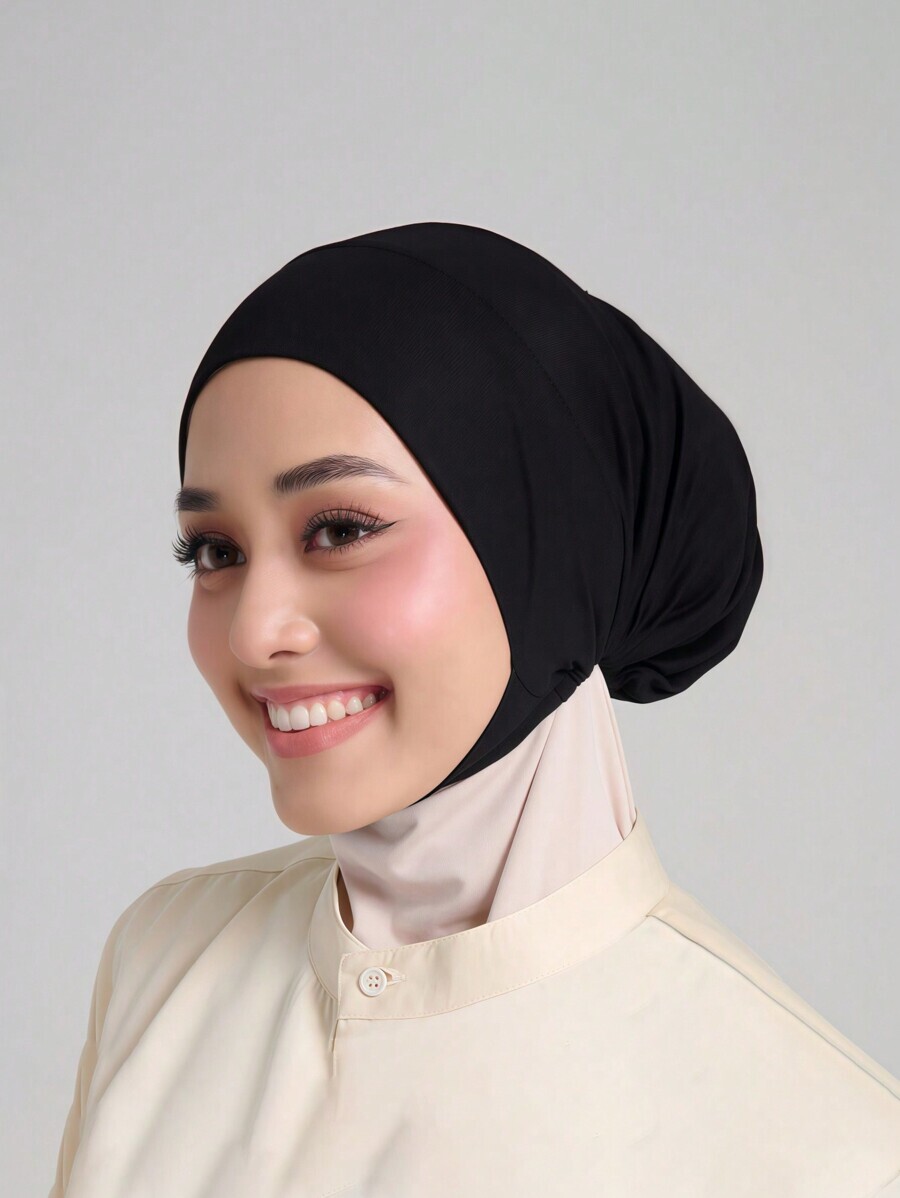 アクセサリー レディース スカーフ 1枚 レディース モーダル単色チューブスカーフ ヒジャブキャップ、伸縮性があり着用簡単、日常通拍卖