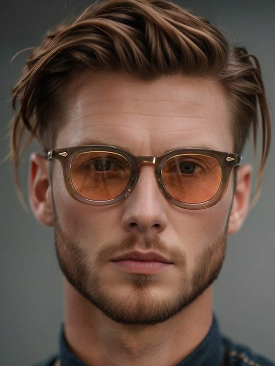 アクセサリー メンズ アイアクセサリー 1個 小さめフレーム ラウンド レトロ パーソナライズ ファッションメガネ 多用途 ストリ拍卖