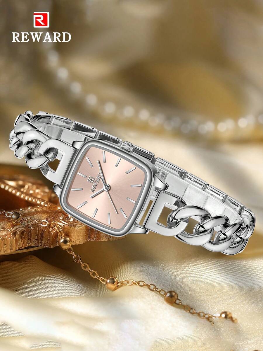 腕時計 レディース クォーツ レディース クォーツ腕時計 ラグジュアリー ファッション レディース腕時計 ステンレススチールブレス拍卖