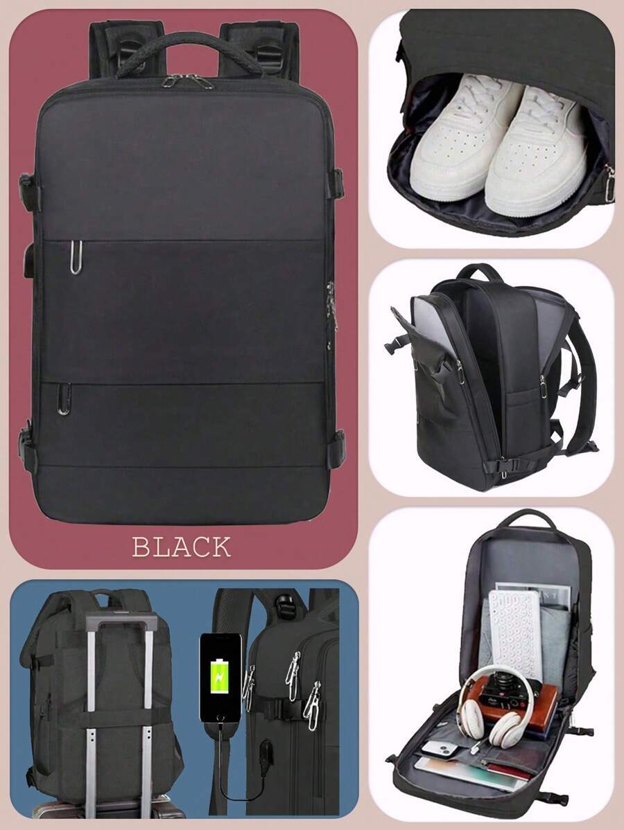 バッグ レディース バックパック 1個 大容量旅行バックパック レディース ビジネスバッグ ハンドキャリー、撥水ビジネスラージデイ拍卖