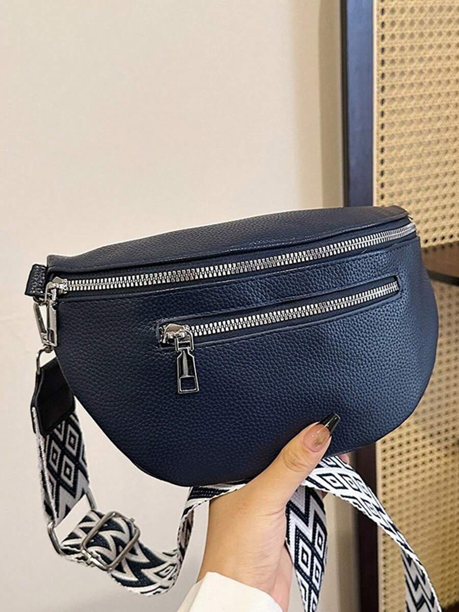 バッグ レディース ウエストバッグ レディース PUレザー ショルダーバッグ/ウエストバッグ、新作カジュアル スモール スリングバ拍卖