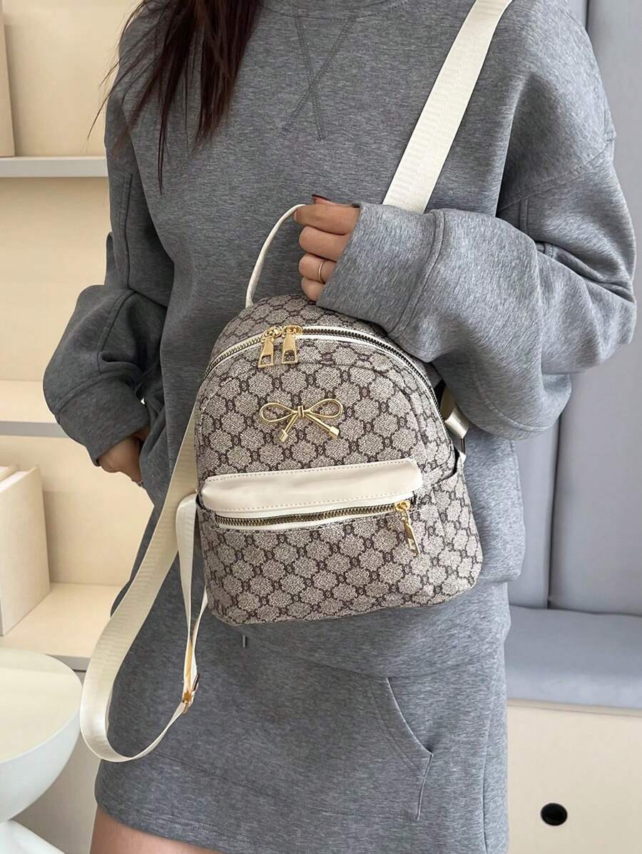 バッグ レディース バックパック 新作 ファッション クラシック レディース バックパック 小型 レザー オックスフォードクロス拍卖