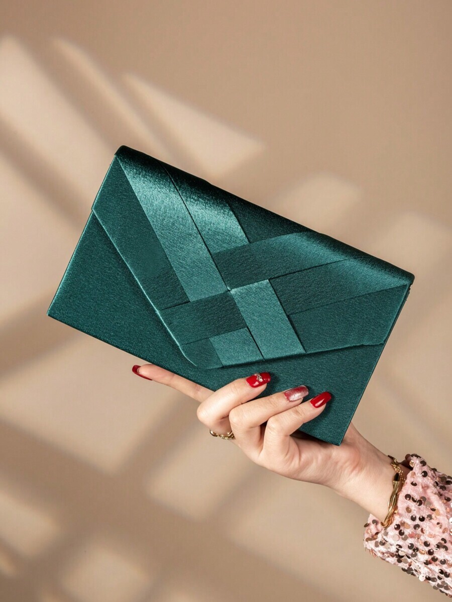 バッグ レディース ドレスバッグ 合成レザーエンベロープクラッチバッグ、ストラップ付きの夜会パーティーハンドバッグ拍卖