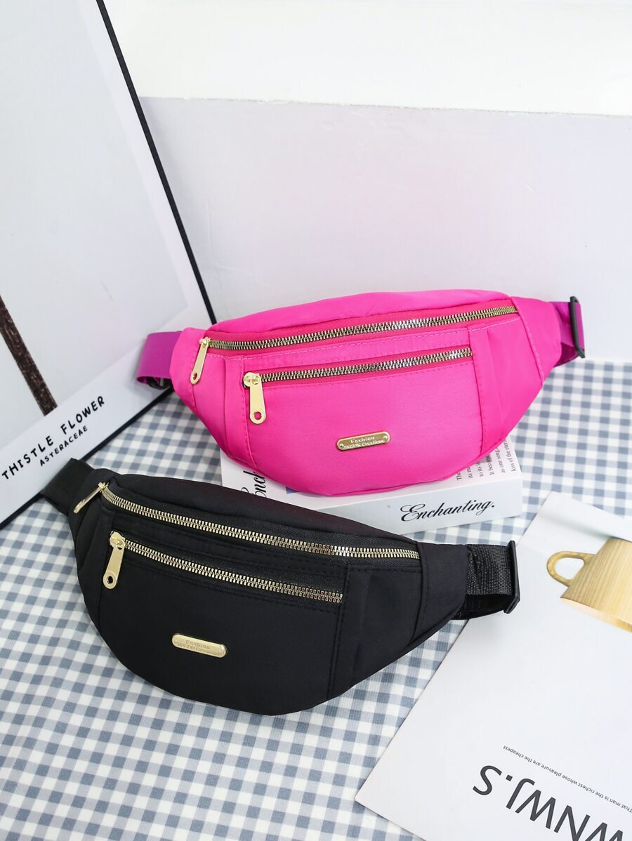 バッグ レディース ウエストバッグ 2個/セット レディース 防水 ウェストポーチ & クロスボディーバッグ拍卖