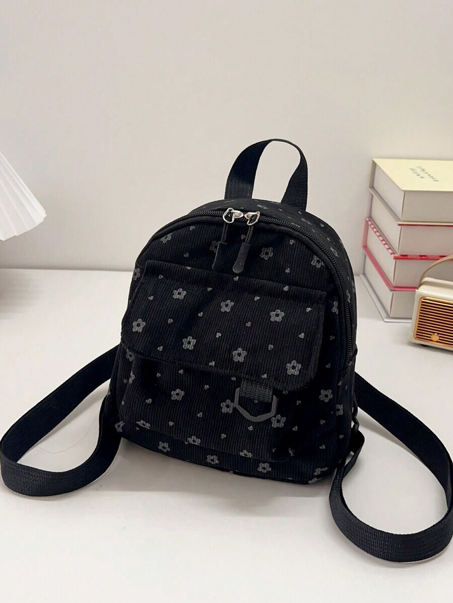 バッグ レディース バックパック 軽量大容量コーデュロイかわいいリュック、旅行、春の外出、通学に最適、小さめバッグとしても。プリン拍卖