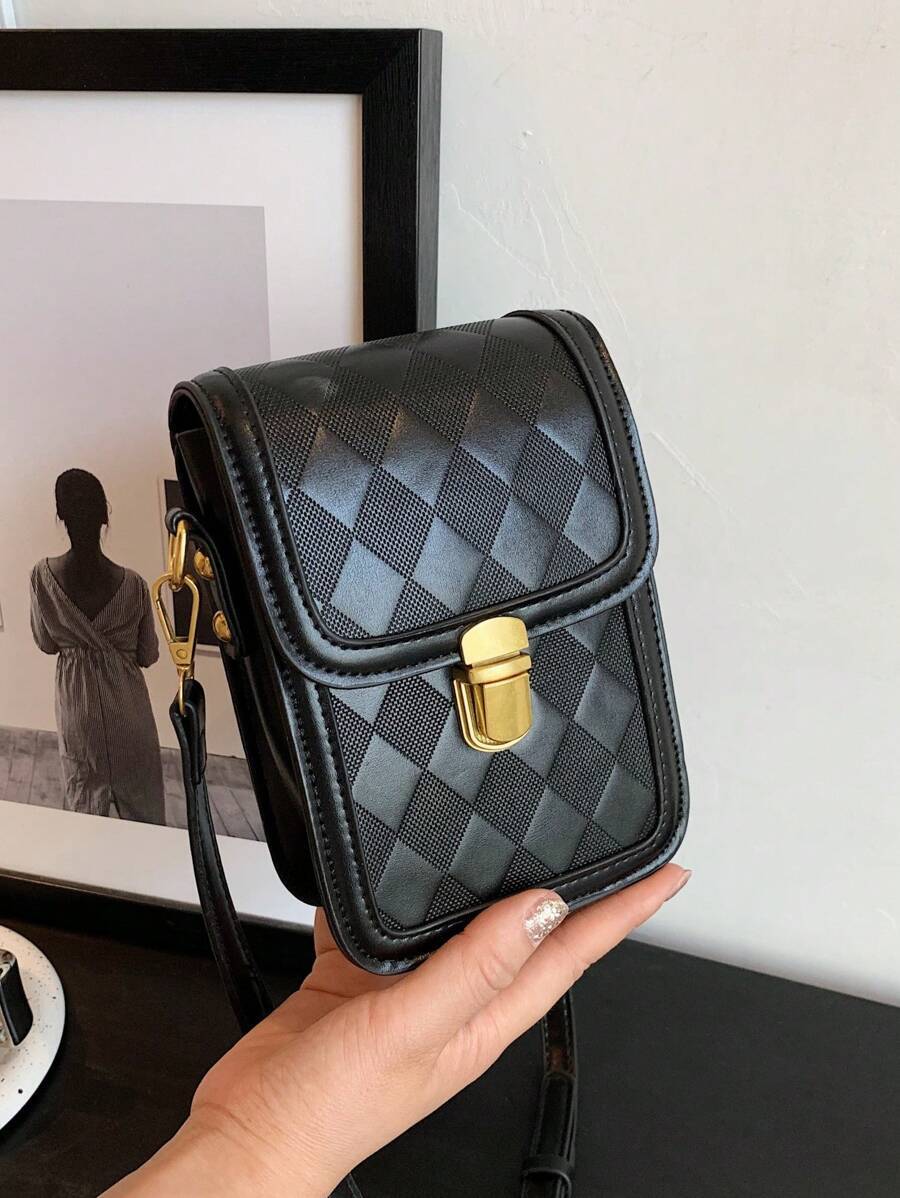 バッグ レディース ショルダーバッグ 茶色の長方形の レディース クロスボディバッグ コインポーチ付き拍卖