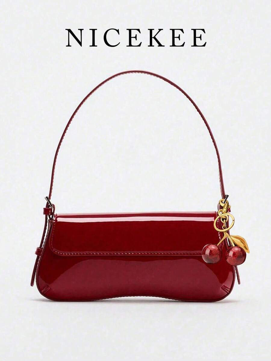 バッグ レディース ショルダーバッグ クラシックレトロスタイル ショルダーバッグ、ファッショナブル、シンプルで多用途の無地フラップ拍卖