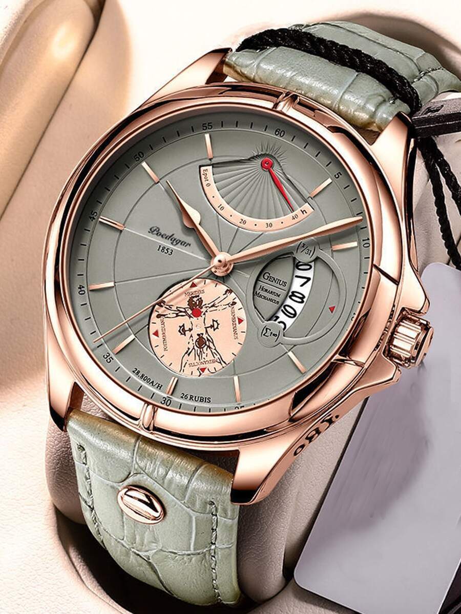 腕時計 メンズ クォーツ 1個 メンズ 防水カレンダー付きビジネスカジュアルクォーツ腕時計拍卖