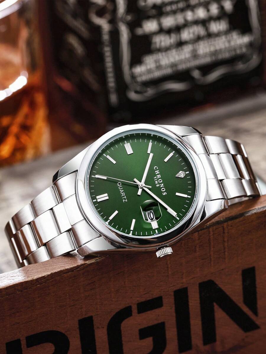 腕時計 メンズ クォーツ メンズスポーツウォッチ ステンレスストラップ カレンダー 防水 カジュアルビジネス ナイトライト クオー拍卖