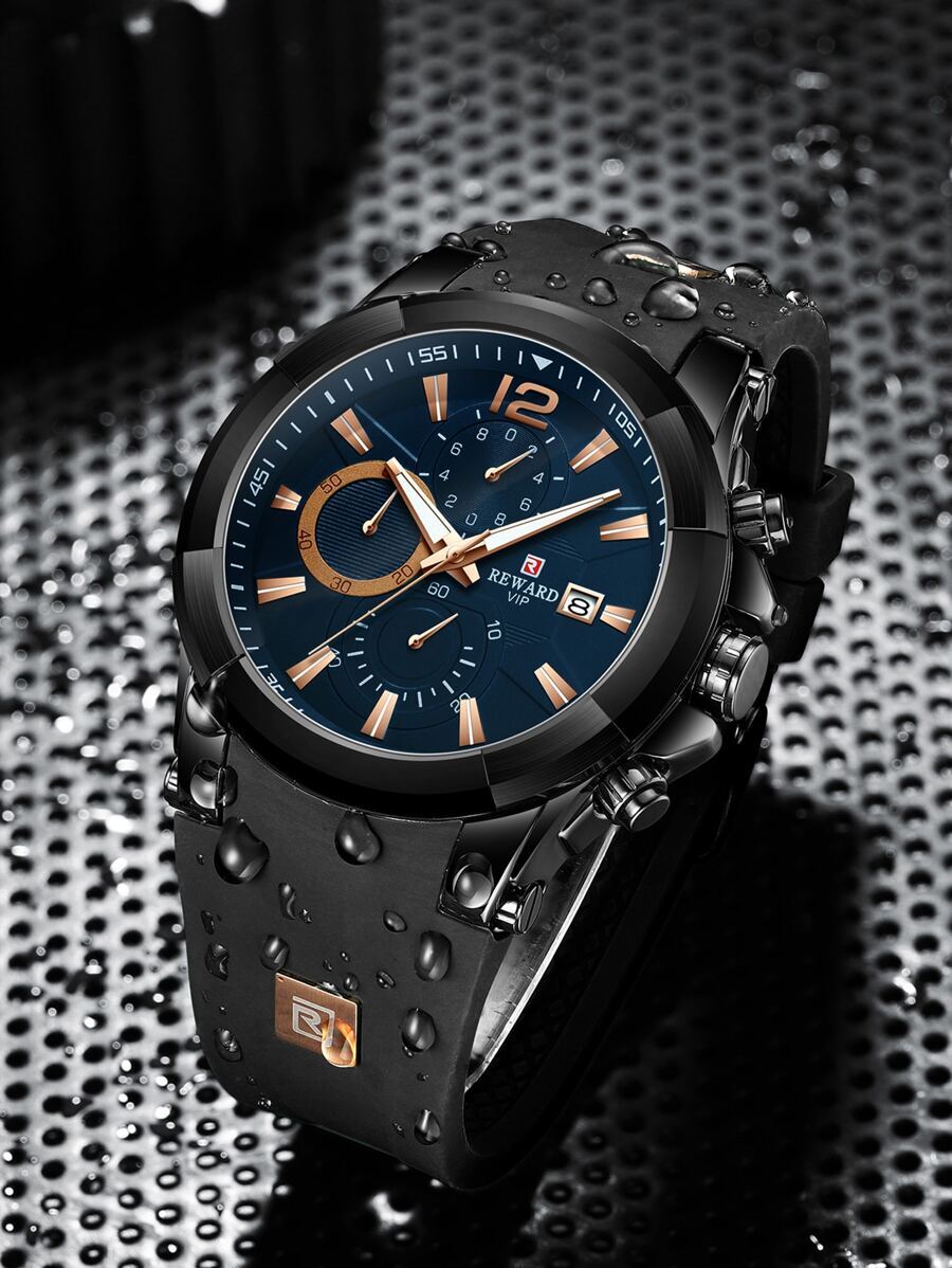 腕時計 メンズ クォーツ メンズクオーツ腕時計 シリコンバンド ビジネス ファッションスタイル タイミングカレンダー ルミナスハン拍卖