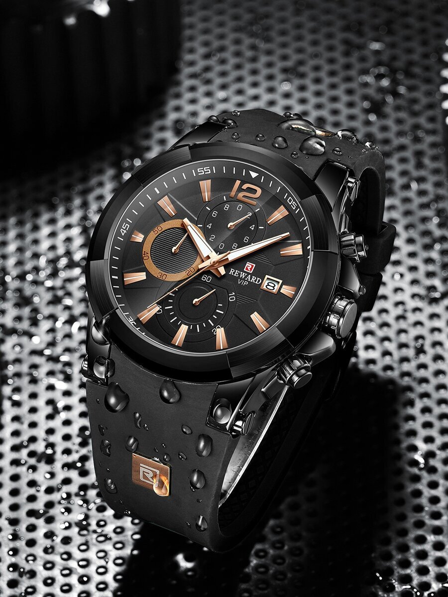 腕時計 メンズ クォーツ メンズクォーツ腕時計 シリコンバンド ビジネスファッションスタイル タイミング カレンダー 蓄光針 マル拍卖