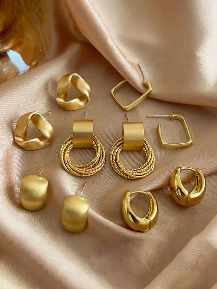 ジュエリー レディース イヤーアクセサリー セット ファッショナブルでエレガントなレトロな小さなフープピアス、女性の日常着や休日着拍卖