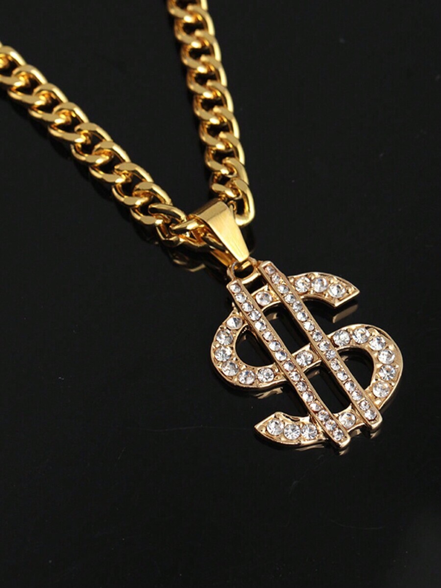 ジュエリー メンズ ネックレス ネックレス メタルダイヤモンド アクセサリー ゴールド パンダ 1個入り拍卖