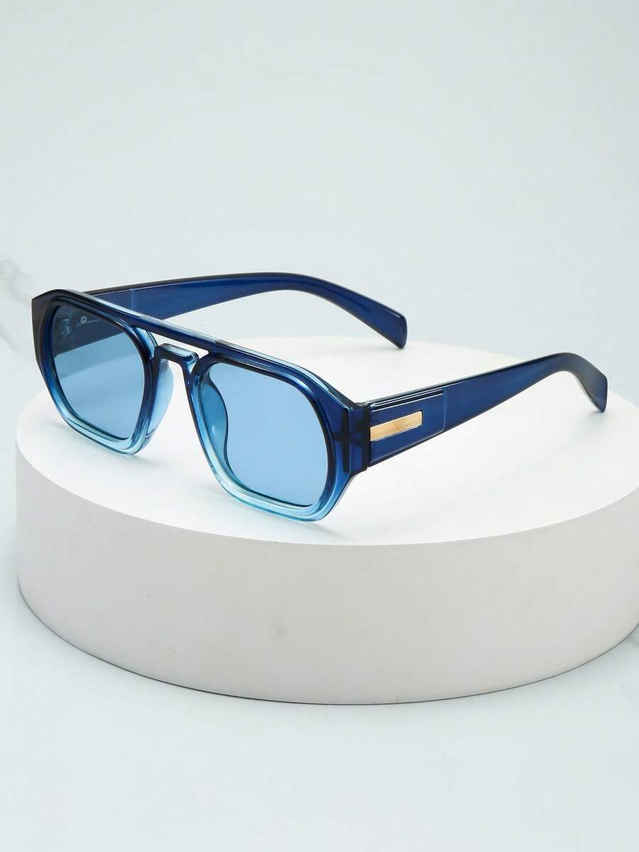 アクセサリー メンズ アイアクセサリー 1個 メンズ レトロ ダブルブリッジ フレーム 高品質 ラグジュアリー ミニマリスト ファ拍卖