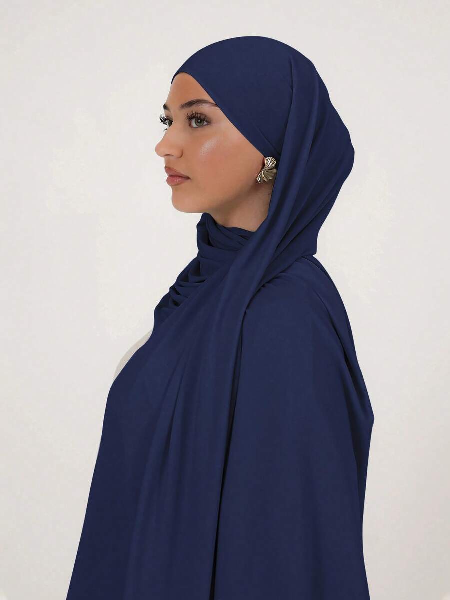 アクセサリー レディース スカーフ 1枚 女性用シンプルクラシックソリッドカラーエレガントカジュアルエッジスカーフ、プレミアム ニ拍卖