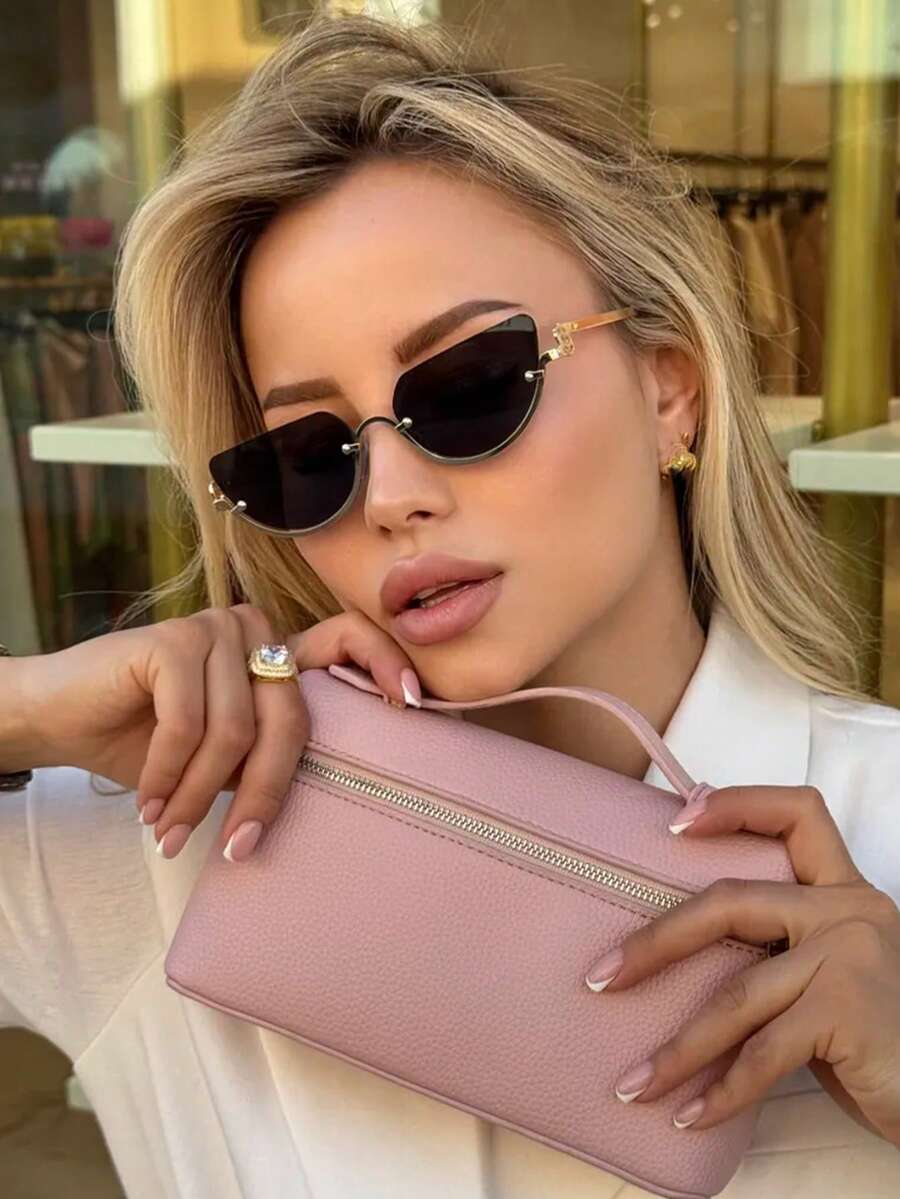 アクセサリー レディース アイアクセサリー 1個 ハーフフレーム セミサークル メタルファッショングラス レトロ パーソナライズ拍卖