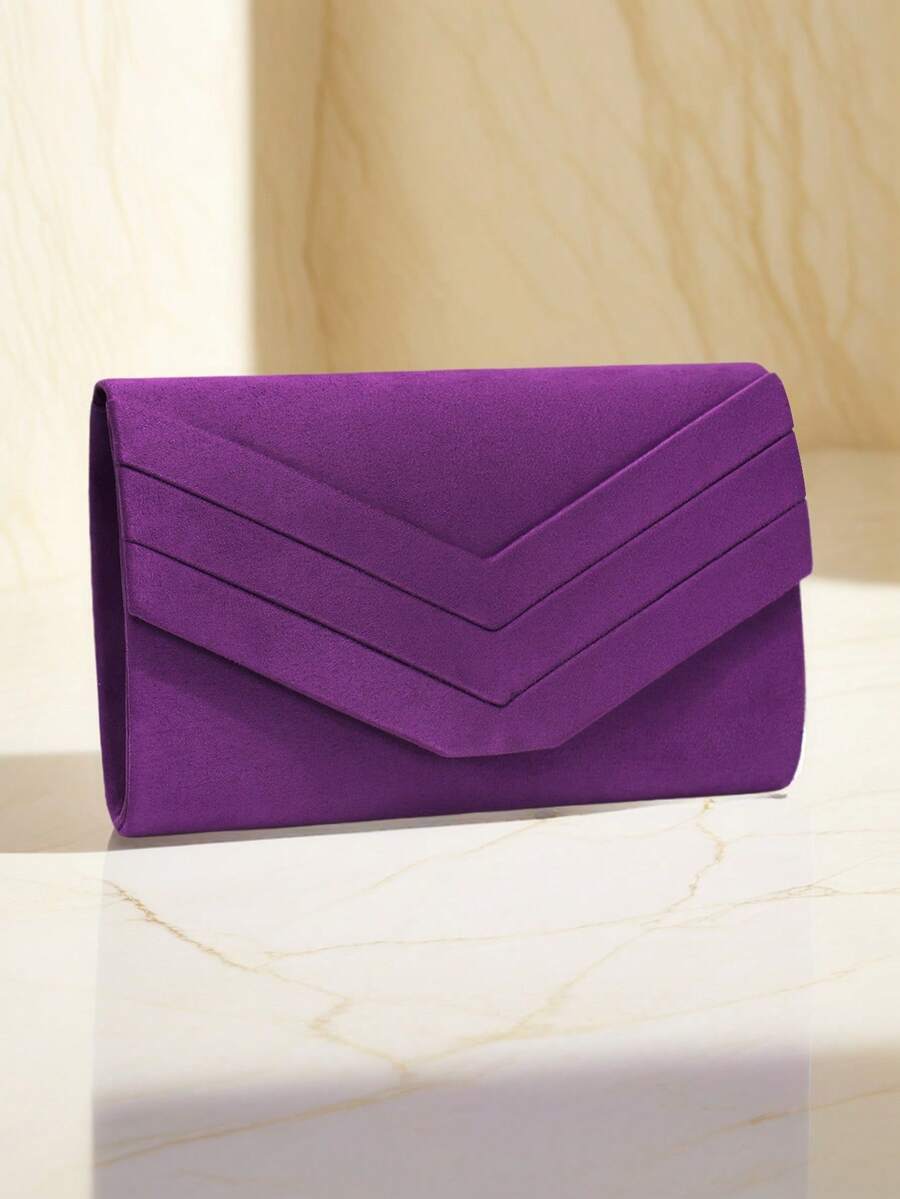 バッグ レディース ドレスバッグ パープル 女性 イブニングバッグ オープンショルダーチェーンメッセンジャーバッグ ベルベットエン拍卖