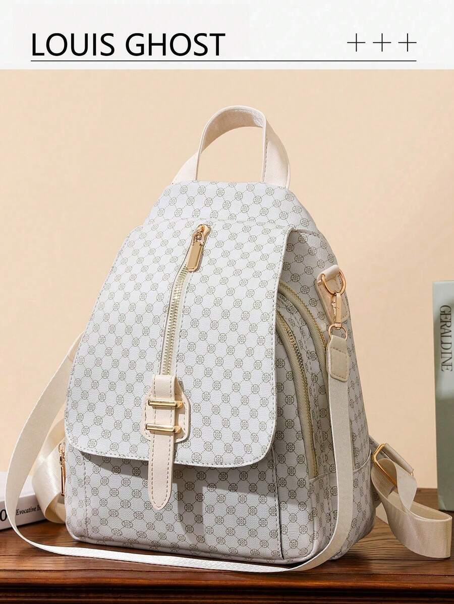 バッグ レディース バックパック ファッショナブルな女性用クローバーリュックサック、PUレザーショルダーバッグ、ハンドバッグ、学生拍卖