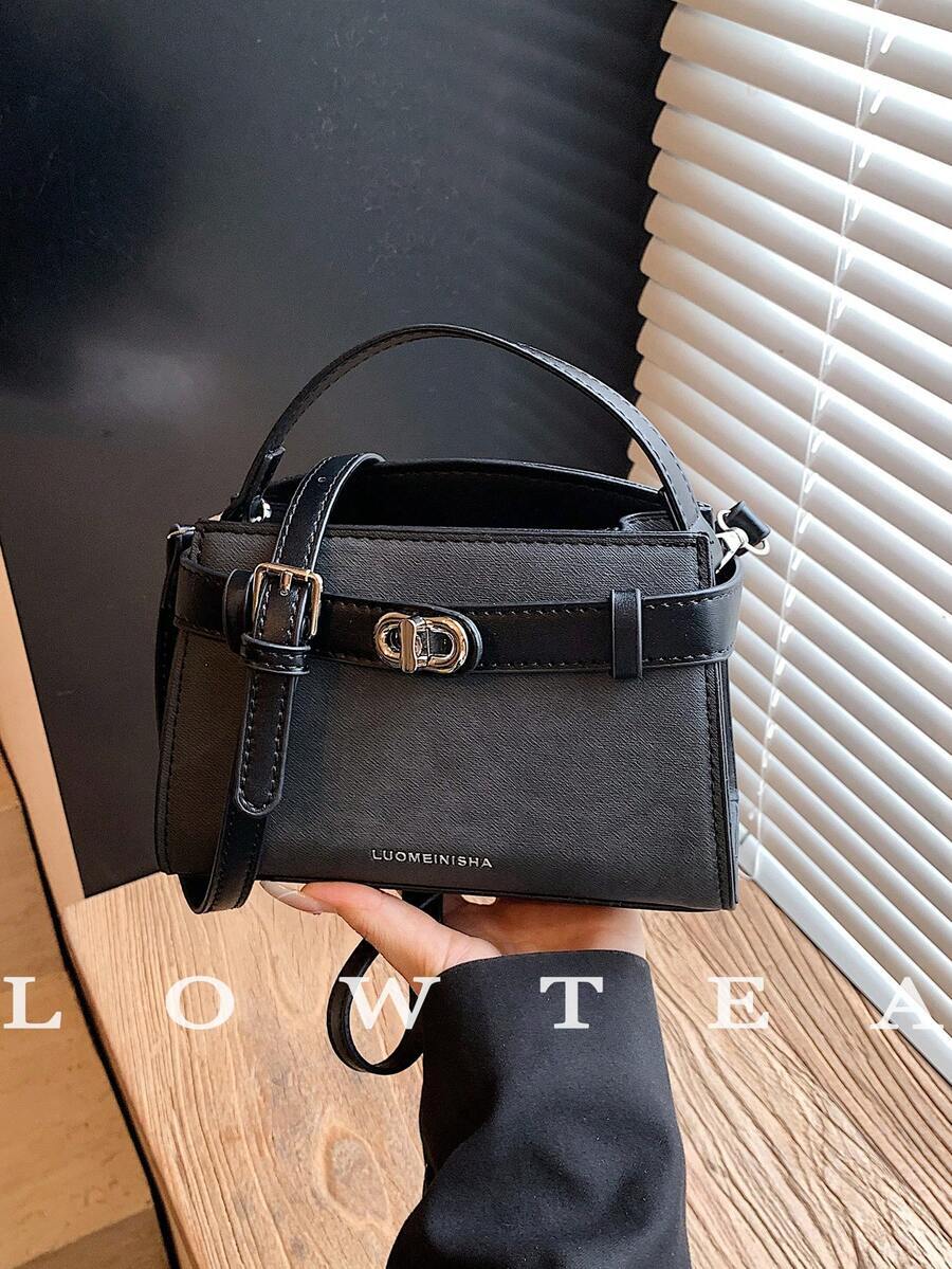 バッグ レディース ハンドバッグ 新作 夏 ライチ柄 レディースハンドバッグ、ファッショナブルなショルダーストラップ装飾 調整可能拍卖