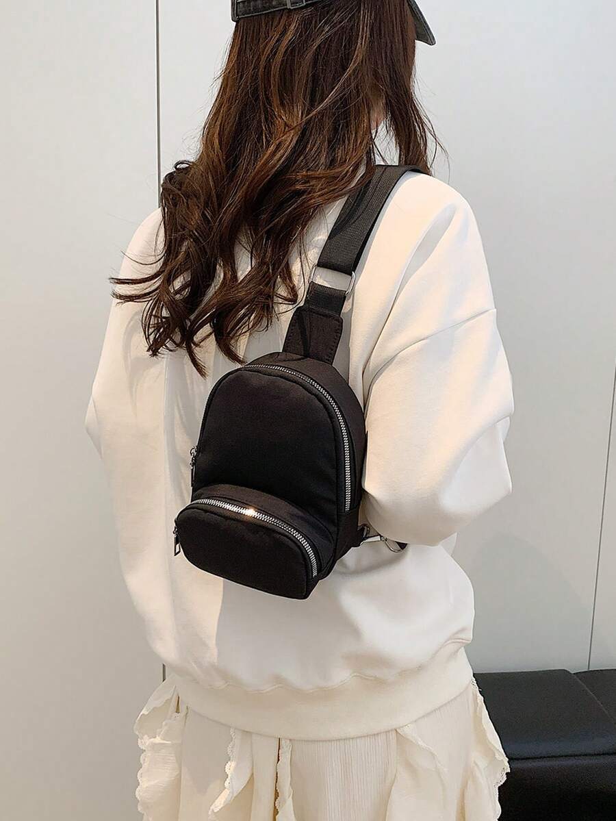 バッグ レディース ウエストバッグ ナイロン ミニスポーツチェストバッグ/スマホポーチ、小型ウエストパック レディース用拍卖