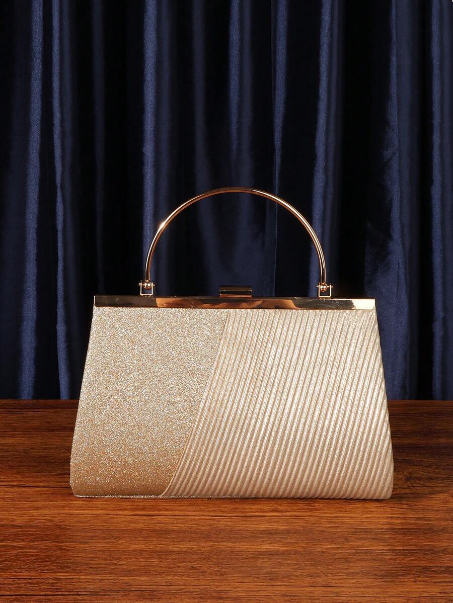 バッグ レディース ドレスバッグ 輝きのあるエレガントな レディース イブニングバッグ、結婚式、パーティー、入学式に最適、クラッチ拍卖