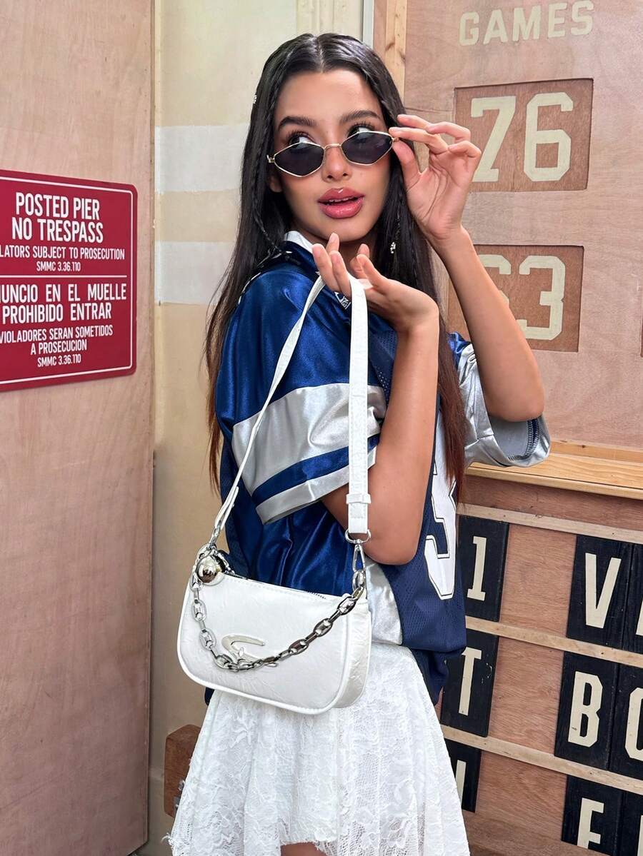 バッグ レディース ショルダーバッグ ファッショナブルで洗練された女性用スクエアクロスボディバッグ、カメラバッグ、PUレザー、メタ拍卖