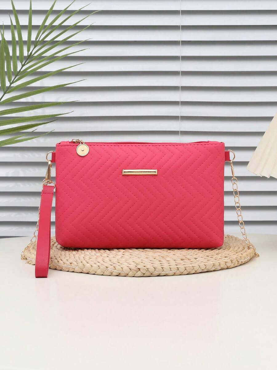 バッグ レディース ショルダーバッグ ミニPUエンボス入り ミニマリスト 無地ショルダーハンドバッグ クロスボディチェーンバッグ拍卖