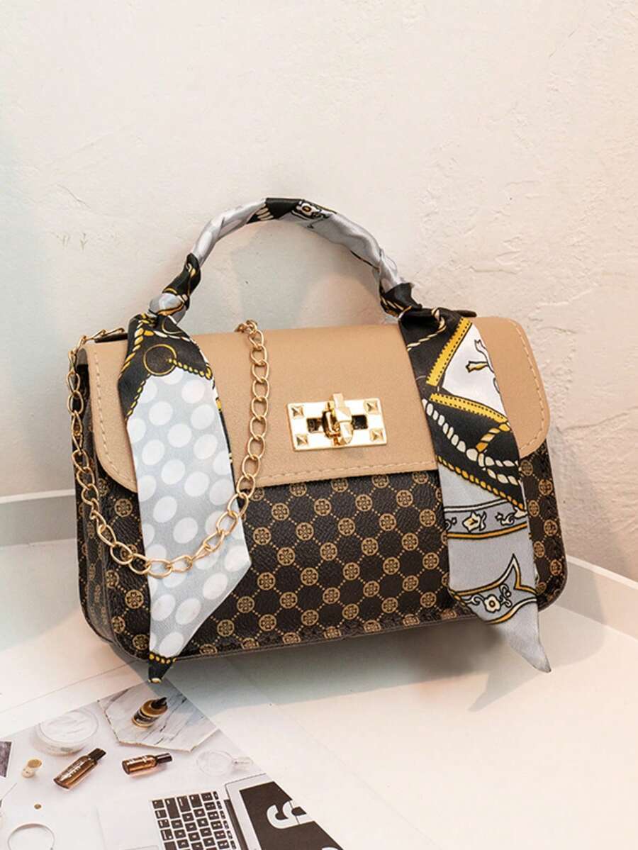 バッグ レディース ショルダーバッグ ファッショナブルなカジュアルハンドバッグ、ショルダーバッグ、スカーフバッグ、レトロなドット柄拍卖