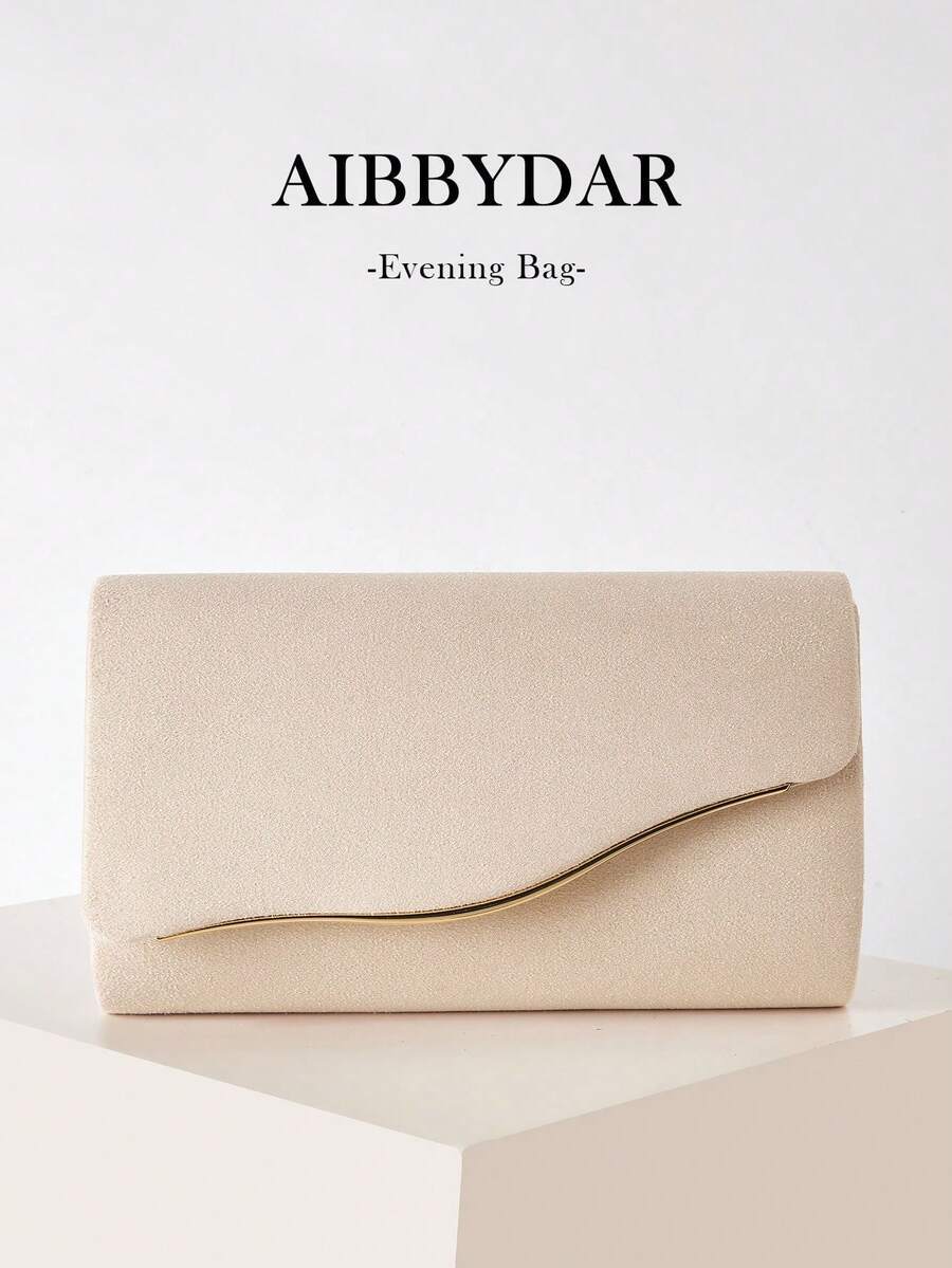 バッグ レディース ドレスバッグ レディース イブニングバッグ、杏色ファッションイブニングドレス対応クラッチ、化粧ポーチ、軽量クロ拍卖