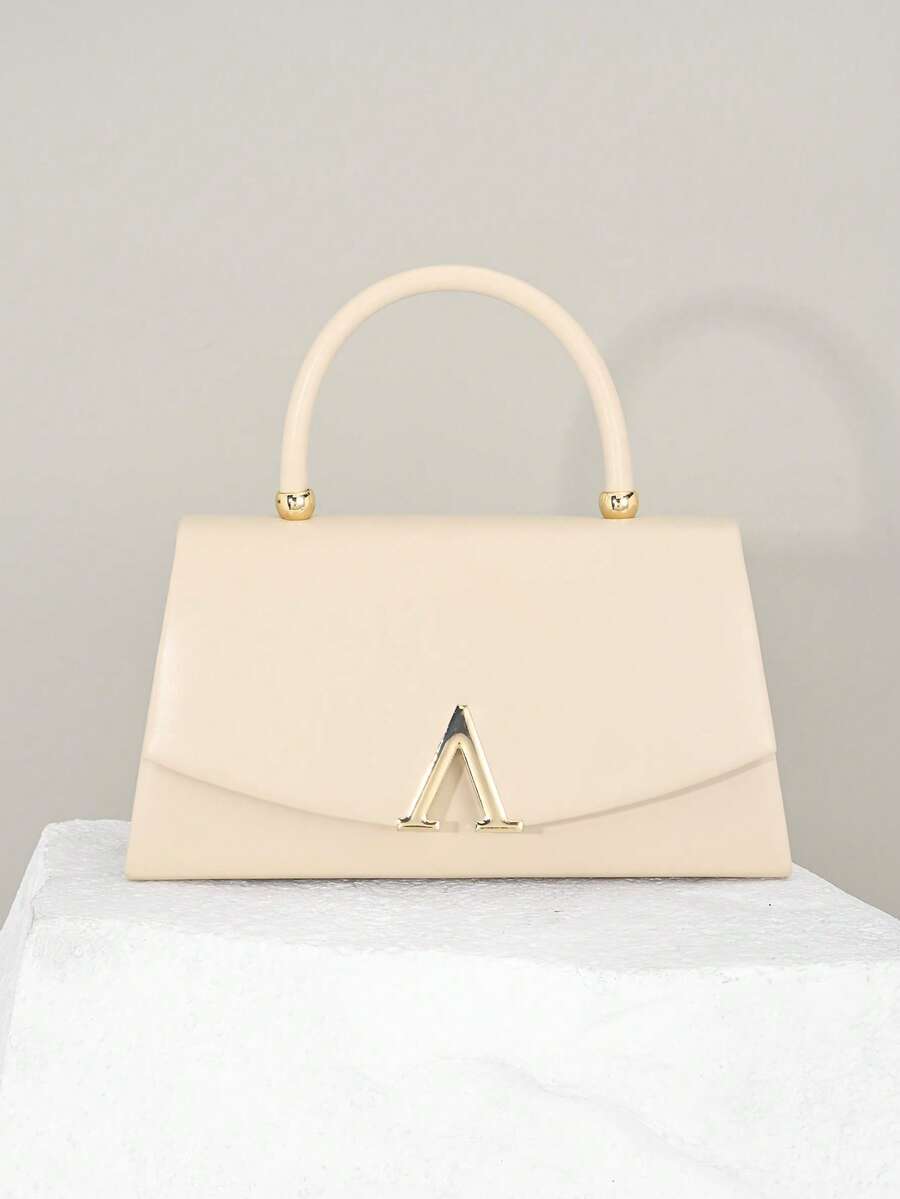 バッグ レディース ドレスバッグ ファッショナブルな大容量ラグジュアリーイブニングハンドバッグ、光沢のあるアプリコットPUレザーの拍卖