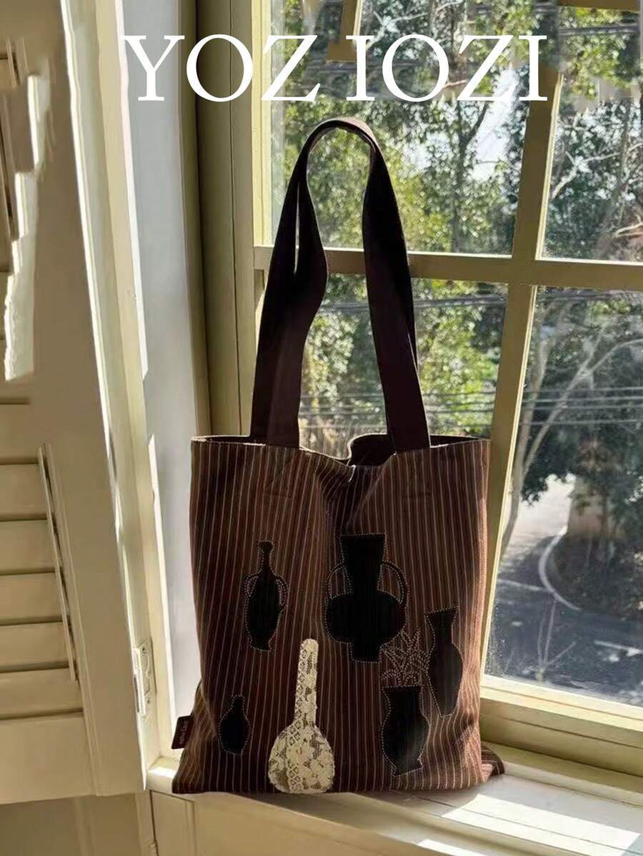 バッグ レディース トートバッグ 通学 ビンテージ カジュアル アウトドア キャンバストートバッグ、大容量 大学生向け、コントラス拍卖