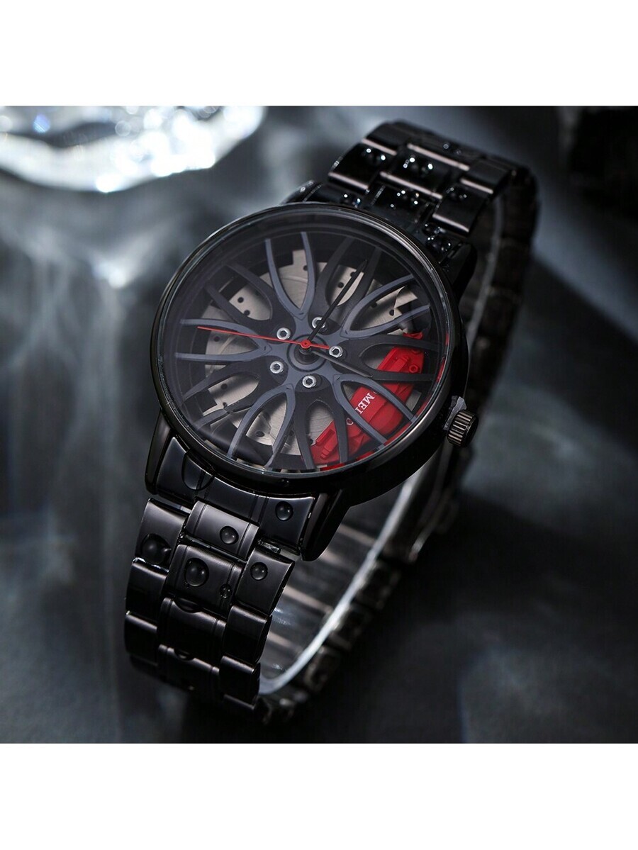 腕時計 メンズ クォーツ 1個 ビジネスマン向けウォッチ 普段使いにも最適 スチールベルト クオーツ式拍卖