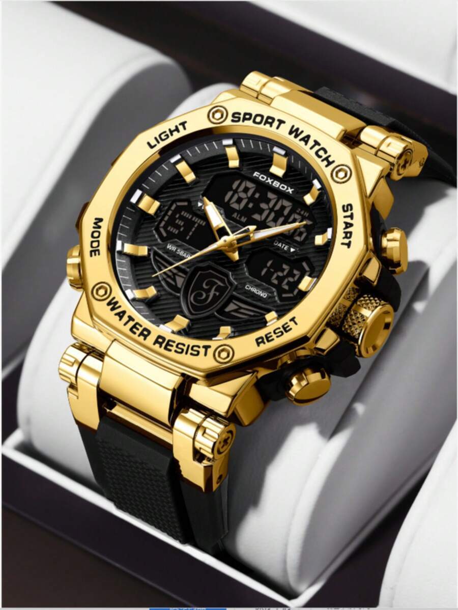 腕時計 メンズ デジタル メンズデジタル腕時計、彼氏や父の日のギフトに最適拍卖